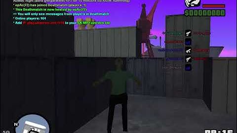 Slide-Bug with minigun | GTA SAMP