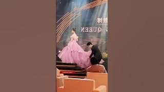 wear a gown when seeing xiao Zhan✍️✍️noted [The Oath of Love] #drama #yangzi #xiaozhan #shorts