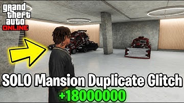 [English]【GTA 5】"PC" Mansion Car Duplicate Glitch ！1.8mils in 2 minutes！No risk ! [4k]