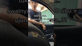 tukang palak awalnya minta 100 ribu ujung2nya wkwkwkwkwk hahahahaha