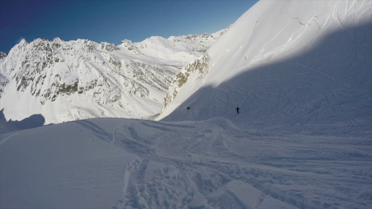 Ski hors piste à Serre Chevalier YouTube