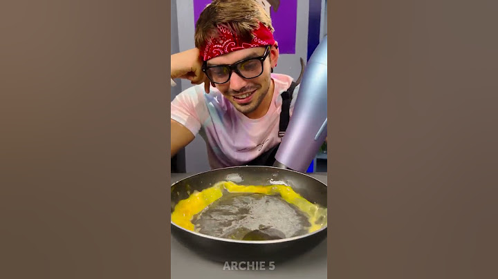Can you cook dinner with hair drier? #shorts #archie5 #cooking #food