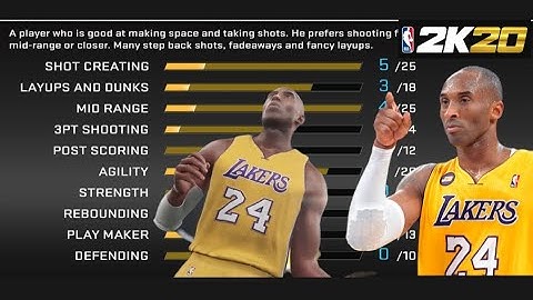 MyCareer Kobe Bryant Build NBA 2K20 Mobile