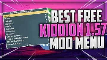 GTA 5 ONLINE MOD MENU | OFFICIAL KIDDIONS MOD MENU | DOWNLOAD FREE | 2022
