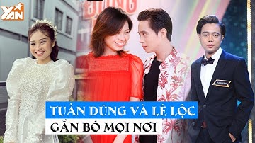 Tuấn Dũng giản dị, ân cần dìu dắt Lê Lộc từng chút ở sự kiện