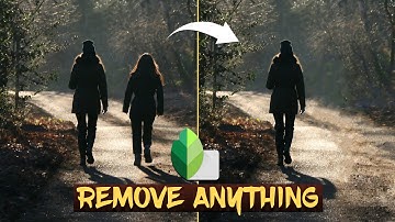 Remove object or people in an image using Snapseed app, Mobile editing tutorial, Quick and Easy