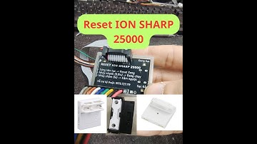 Reset ion sharp 25000 cho máy lọc không khí sharp - Giangdientu