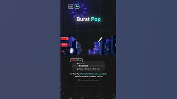 💥 Create Explosive Animations with Burst Pop | After Effects Tutorial