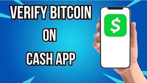 How To Verify Bitcoin On Cash App