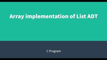 ARRAY IMPLEMENTATION OF LIST ADT USING C PROGRAM | 3rd sem CS8381 DATA STRUCTURES LABORATORY | QT