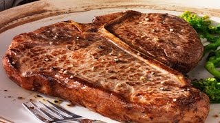 MCNALLY'S, KERNVILLE, CALIFORNIA, HUGE PORTERHOUSE STEAK