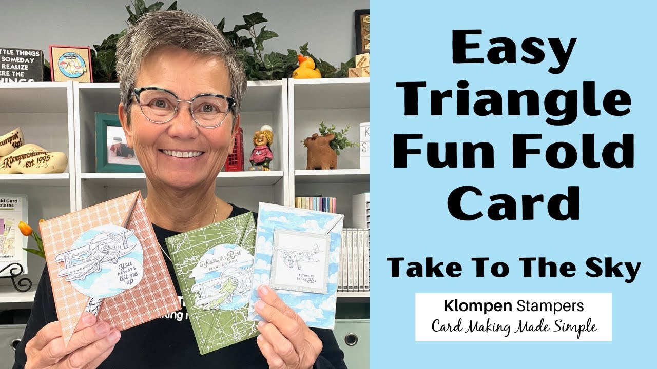 Easy Triangle Fold Card Tutorial