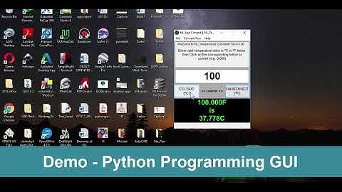 Demo - Desktop App in Python