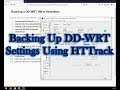 Backing up ddwrt settings using httrack