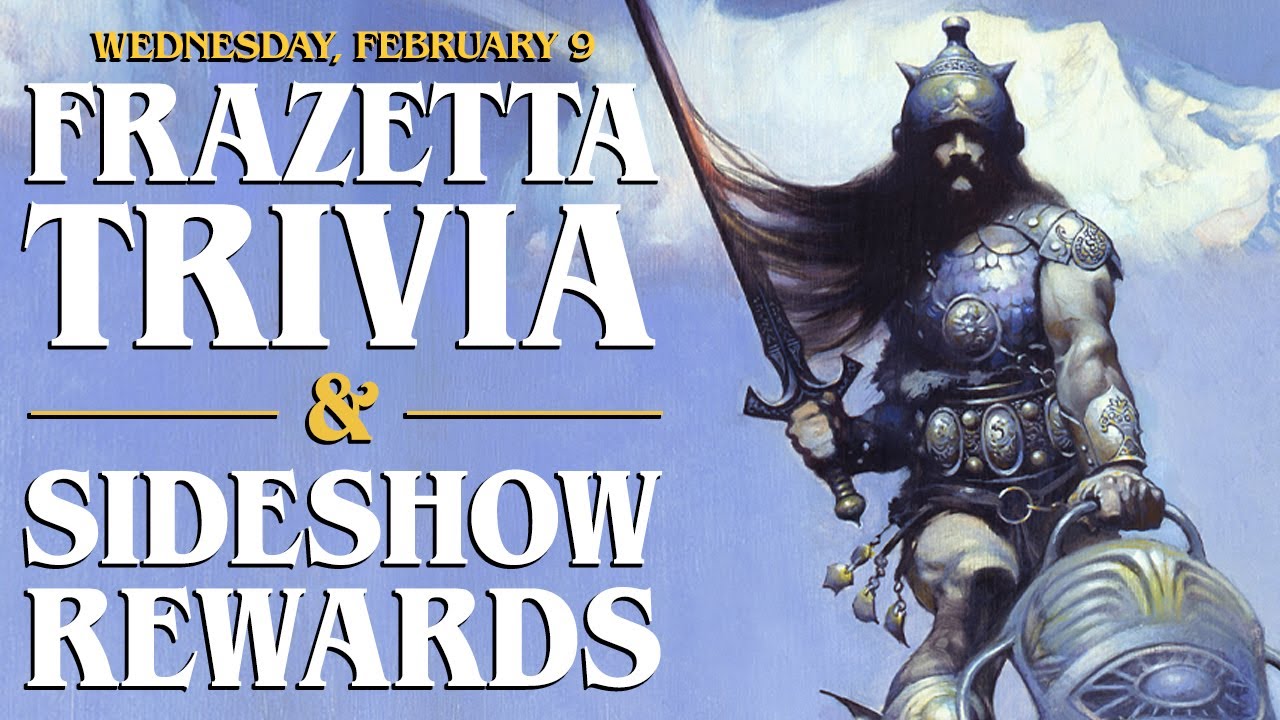 Frazetta Trivia for FREE SIDESHOW REWARDS! | Frank Frazetta Day Trivial Cahoots!