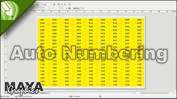 Auto Serial Numbering in Coreldraw | Coreldraw tutorial