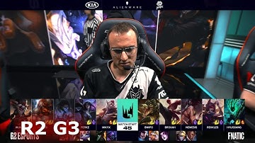 Fnatic vs G2 eSports - Game 3 | Round 2 S9 LEC Summer 2019 Playoffs | FNC vs G2 G3