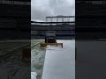snow removal ahead of dodgers vs rockies game! ❄️ #mlb #baseball #oddlysatisfying