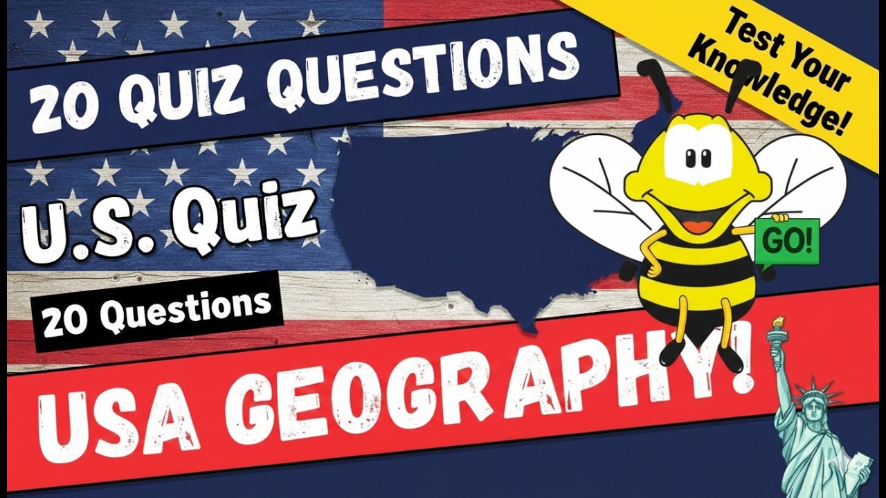 🇺🇸 US Geography Quiz 2026 | Amazing Questions to Test Your Knowledge! 🌍