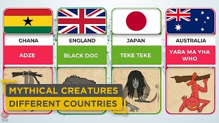 Scary Monsters And Mythical Creatures From Different Countries  - Part I 😨😨