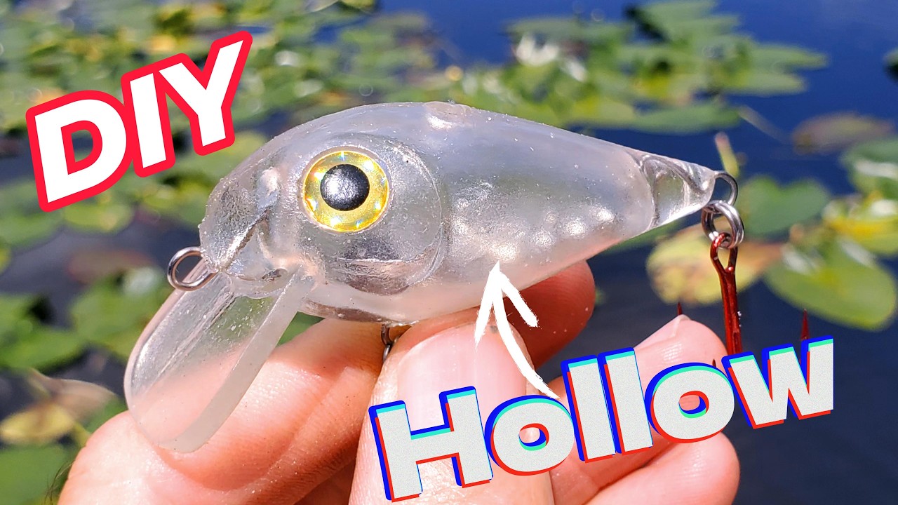 How I Made Hollow Fishing Lures That Look Factory-Made (DIY Roto-Molding Machine!) 