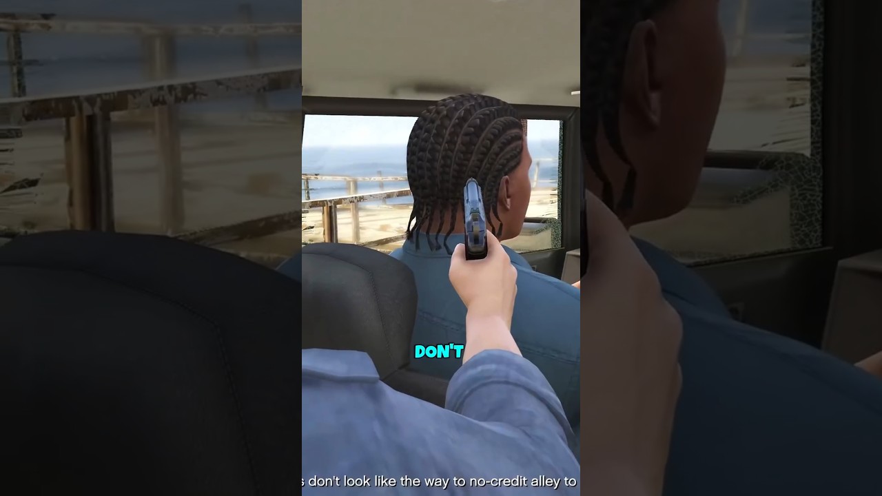 Drive Wrong & Michael Knocks Franklin Out (Mission Fact) - GTA 5