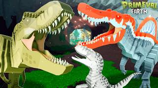 CHEGOU OS NOVOS PRIME SPINOSAURUS (JP3), REX (REXY) E UTAHRAPTOR!! | ROBLOX Primeval Earth