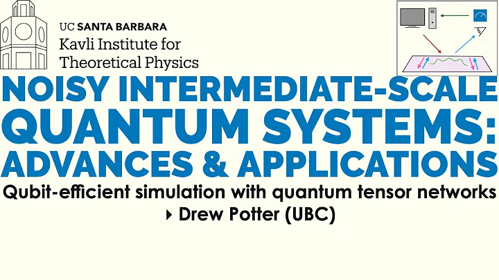 Qubit-efficient simulation with quantum tensor net...