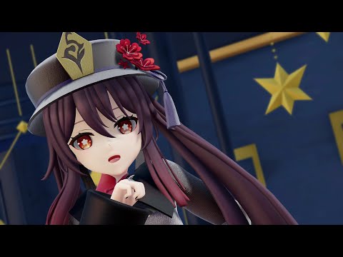 【MMD】胡桃でルカルカナイトフィーバー/Luka Luka Night Fever HuTao【原神】【GenshinImpact】 【紳士向け】