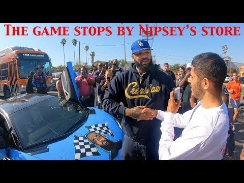 the-game-turns-heads-at-nipsey-hussle-l.a.-memorial,-joins-diverse-group-of-fans-from-across-usa