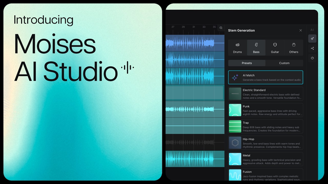 Introducing Moises AI Studio