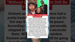 Dr. Dre Was The One Who Ended The Beef Between Eminem &amp; Snoop Dogg! #shorts #hiphop #eminem #rap