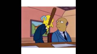 Mr. Burns & College Administrators - The Simpsons