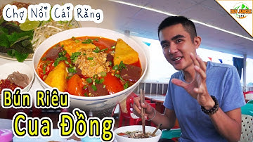 ➤ Bún Riêu Cua Đồng ở Chợ Nổi Cái Răng | Du Lịch Cần Thơ | Duy Jungle