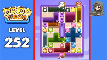 Drop The Cat level 252 solution 