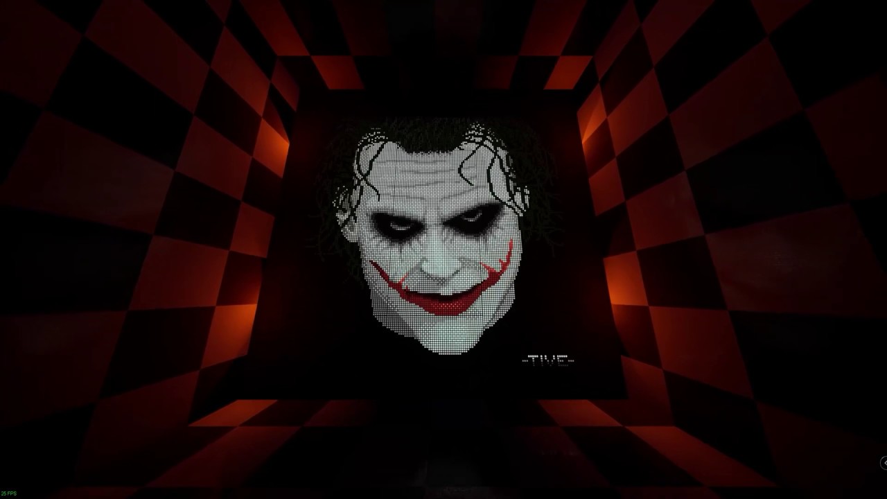 Occupy White Walls - Cool Mosaic of The Joker - Sikipixels