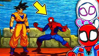 We Watched SPIDERMAN vs GOKU! (Funny Moments)