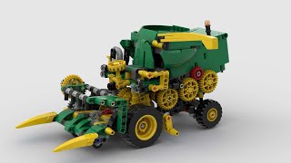 Lego 42168 John Deere Combine Harvester Rotate 3D