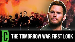 The Tomorrow War First Look Images Find Chris Pratt Ready to Fight Aliens