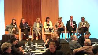 Panel members respond to questions from the audience about the new planning system