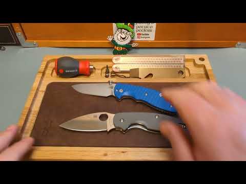 Fistycuffs Friday, Hinderer xm18 slippy 20cv  vs. Spyderco Sage1 maxamet.