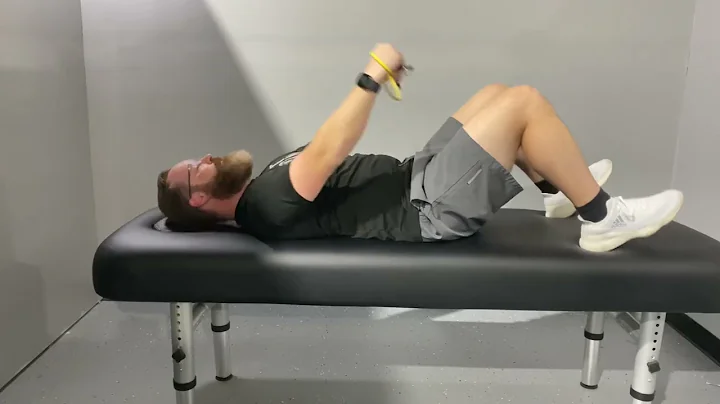 Supine shoulder horizontal abduction alternating arms
