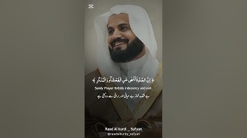 Raad Al kurdi Whatsapp status with Urdu English translation|رعد الكردي حالات واتس اب|سورة العنكبوت