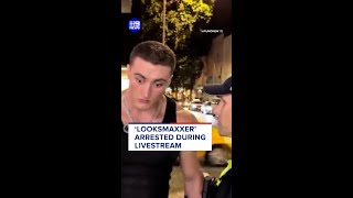 ‘Looksmaxxer’ arrested during livestream | 9 News Australia