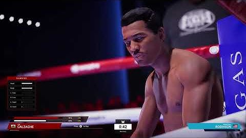 Undisputed Joe Calzaghe vs Sugar Ray Robinson - Ray Robinson Knocked out and out boxed ! Watch In HD