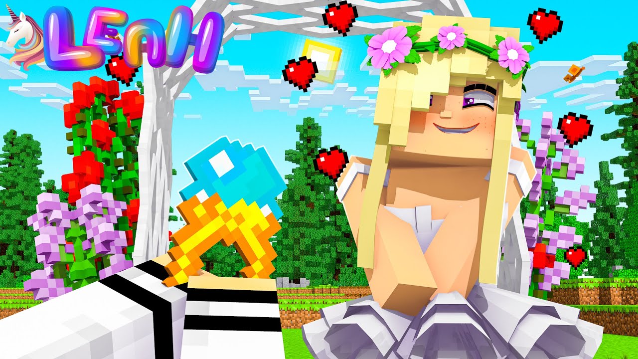 Little Leah's WEDDING LIFE.. Minecraft