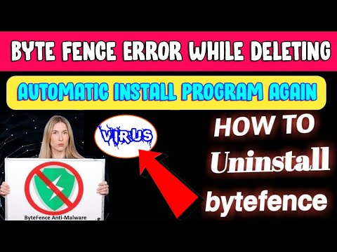 How To Uninstall Byte Fence From Win 7 Remove Bytefence Uninstall Bytefence Youtube How To Uninstall Byte Fence From Win 7 Remove Bytefence Uninstall Bytefence Youtube