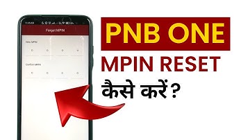 PNB One me Mpin Kaise Reset Kare? | How to Change Mpin in PNB One ?