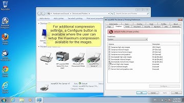 Adjust the PDF compression and downsample settings in novaPDF