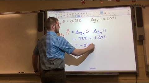 Algebra 2-8.5.1 Properties of Logarithms